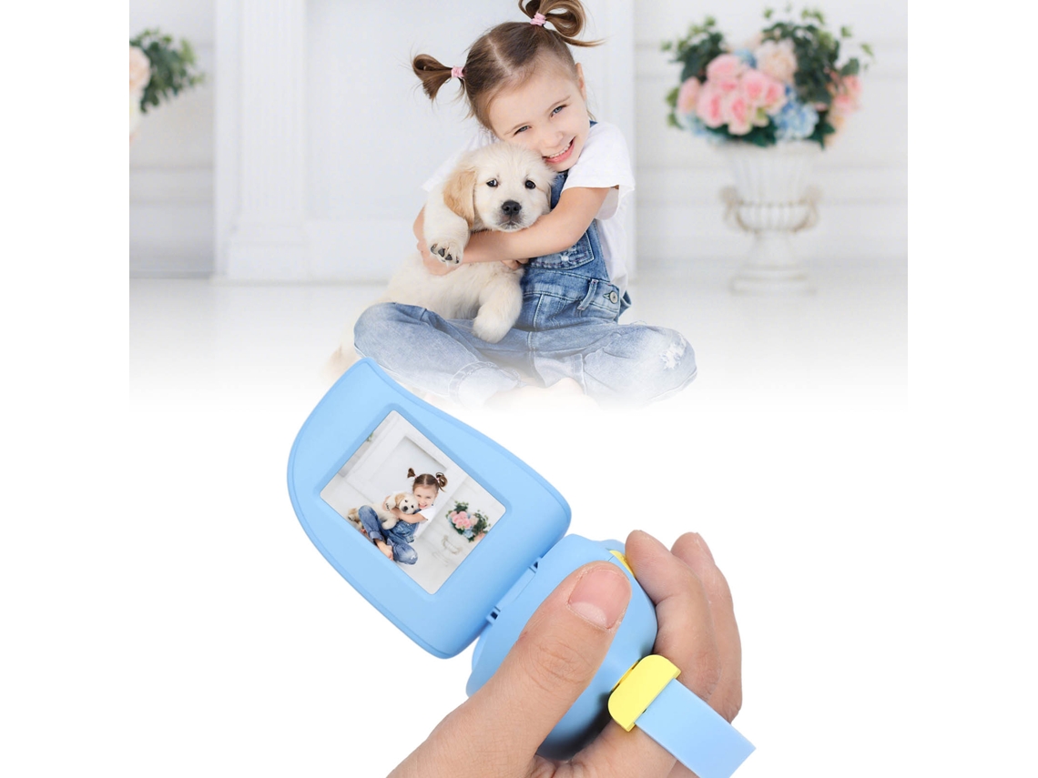 Câmera Digital Infantil Tft De 2 Polegadas, Multifuncional, Mini Câmera Dv, Brinquedo Educacional, Azul Brilvibera