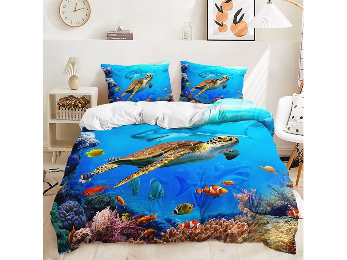 Capa de Edredom Infantil em Microfibra Fronha 220x240 Cm, 140x200 Cm