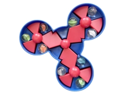 Primerox brinquedo de Bola de Descompressão Marbles com Disco Giratório Jogo de Pinball para Crianças