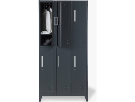 Armários com 6 Compartimentos Etna H180 OFFICE24 (90X45cm)