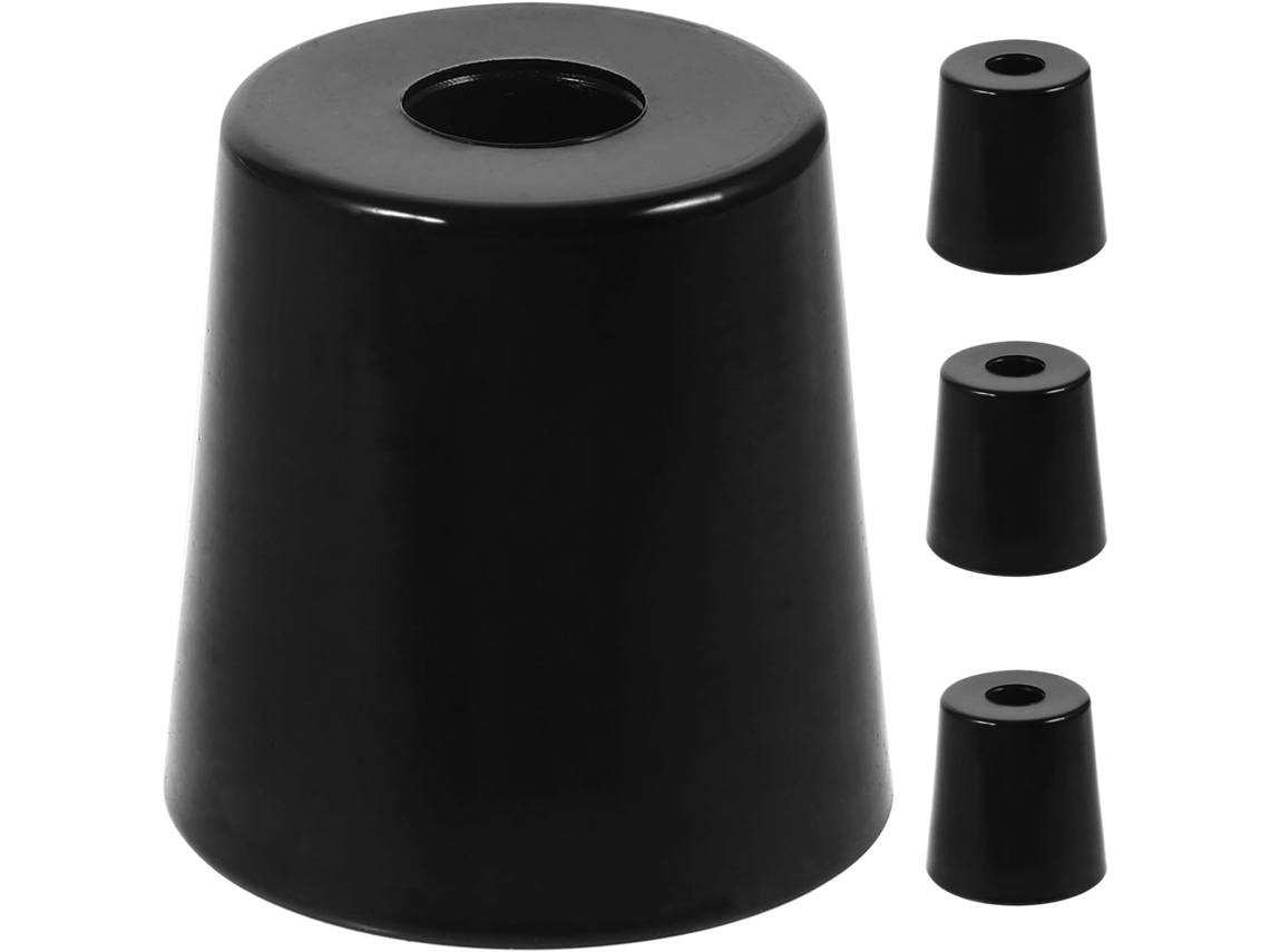 Conjunto De 4 Protetores De Porta De Reboque Reforçados Em Pvc Preto.