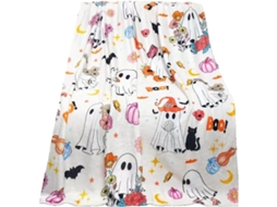 Manta de Halloween Syjym em Formato Abóbora Super Macia e Confortável Ideal para Sofás Cadeiras, Macio, Quente