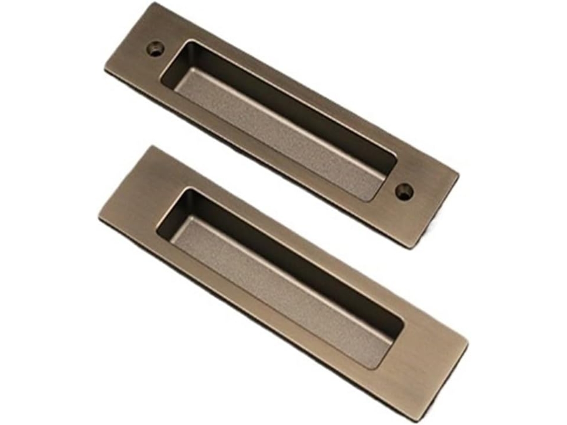 Fechadura De Gancho Simples E Oculta Para Porta Correr Dobrável Quadrada Banheiro