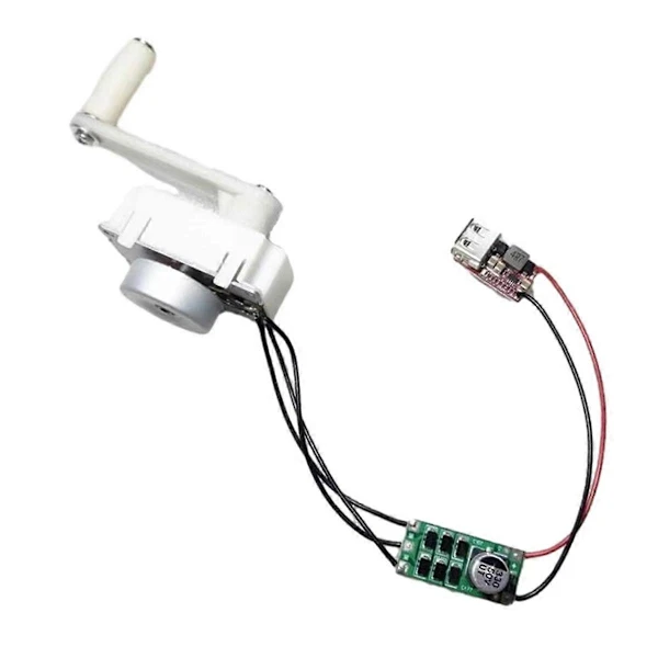 Carregador Usb com Manivela 5v 5w, Conforme Mostrado AQUAFORGE