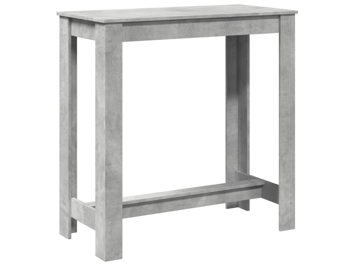 Mesa de Bar Derivados de Madeira Cinzento Cimento MAISON EXCLUSIVE (102x50x103,5 cm)