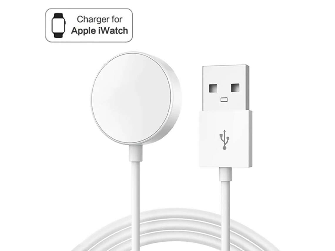 Cabo De Carregamento Magnético Sem Fio Usb Para Apple Watch Se 2 Branco