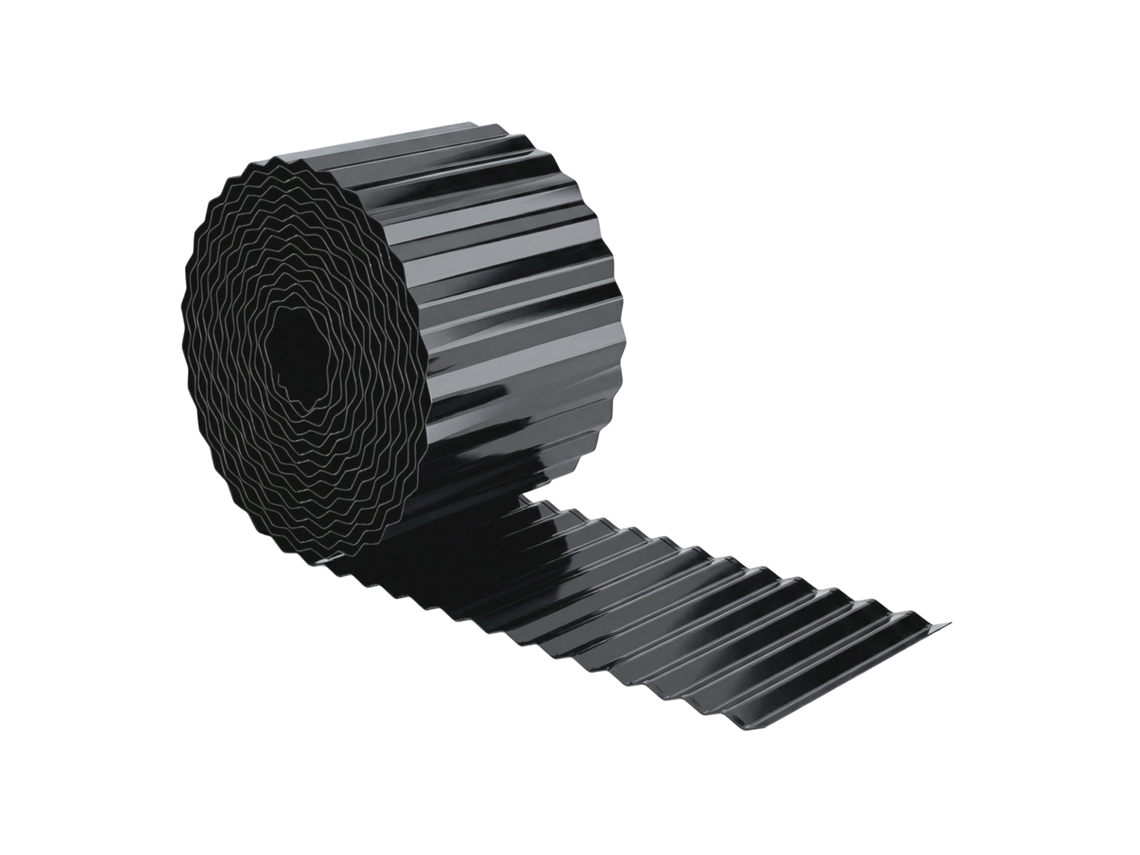 Cerca De Jardim Aço Galvanizado Cor Cinzento Escuro 650x20 Cm Outsunny