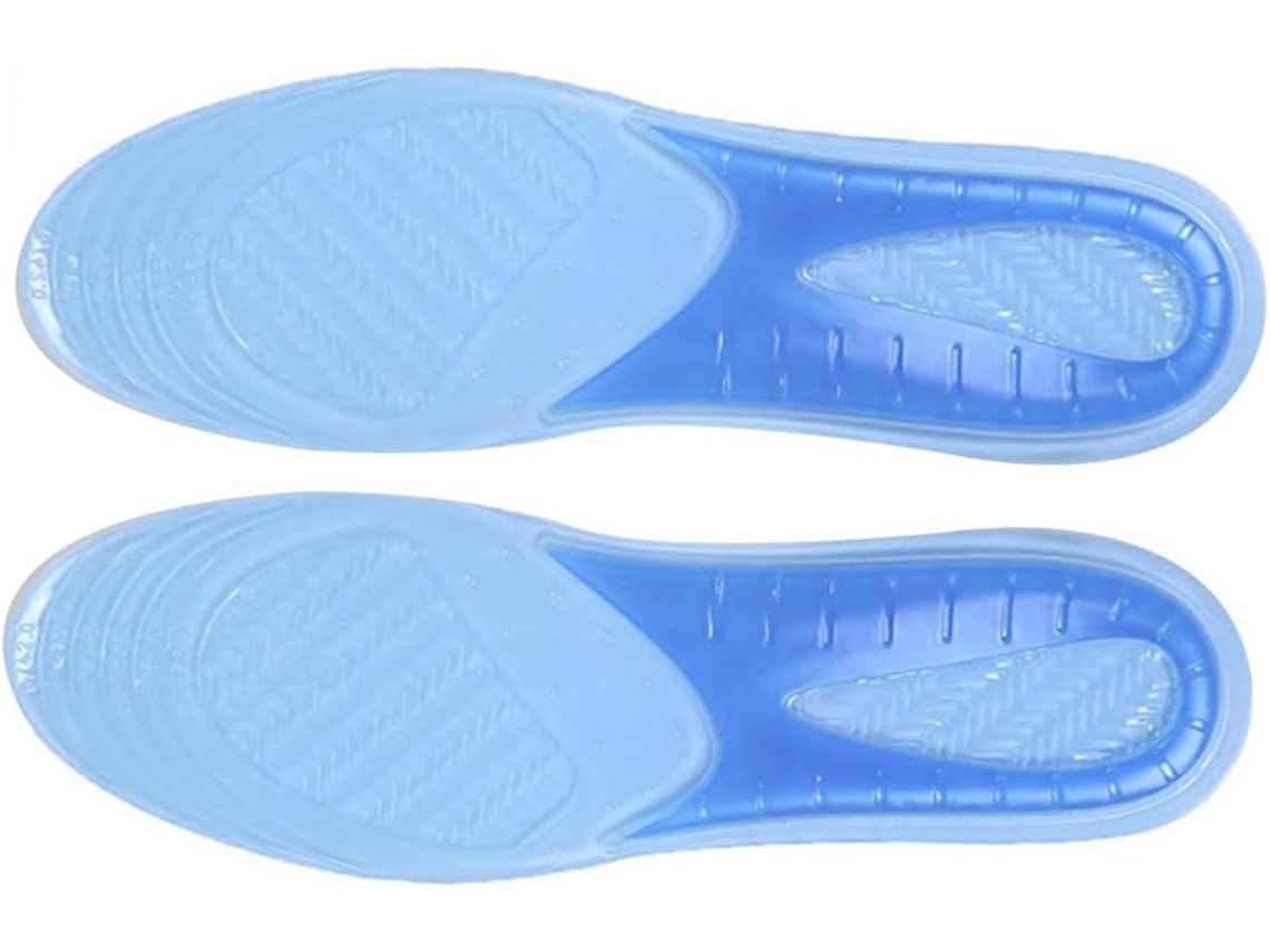 Palmilhas Esportivas De Gel Azul, Tamanhos 41a 48, Para Homens E Mulheres