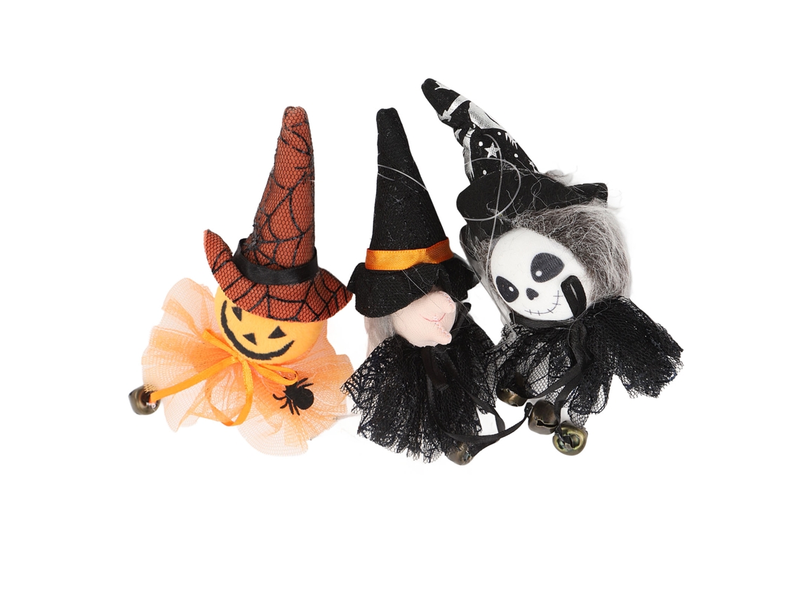 Decoração De Sino De Halloween Com 3 Peças