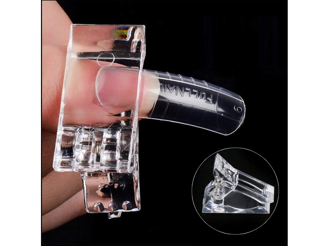 Conjunto de 10 Presilhas para Fixação de Unhas
