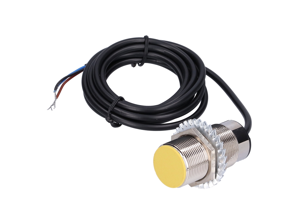 Sensor de Proximidade Switch M30 Pnp Normalmente Fechado Embutido Universal DC6‑36V