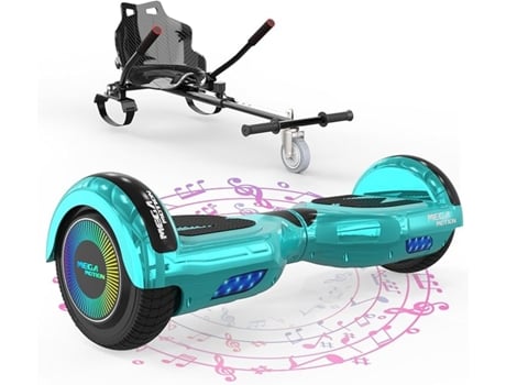Hoverboard Mega Motion 6,5 Polegadas Bluetooth Led Light A03 Hoverboard Com Kart