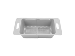 Cesto Ajustável para Freezer Chest com Divisão e Alça Cinza com S/MARCA