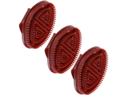 Conjunto De 3 Escovas Multiuso Hemobllo Para Banho E Massagem Capilar, Esfoliante Capilar E Limpador De Pele, Escova