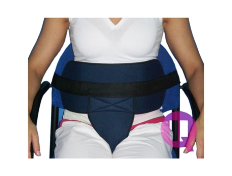 Cinto Pélvico Acolchoado com Alças e Fivelas P/ Cadeira Rodas UBIOTEX