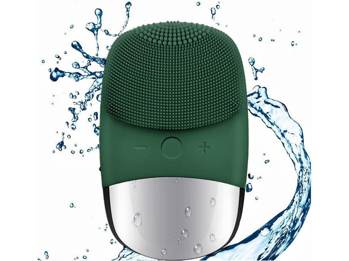 Escova De Limpeza Facial, Escova De Limpeza Facial Elétrica Recarregável Via Usb Em Silicone, Massajador Facial À Prova De Água