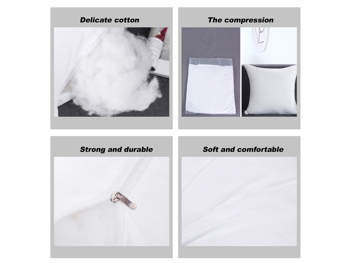 2026 foamily Almohada Insert Hipoalergénica Premium 45x45cm Relleno Poliéster para Sofá Cama Decoración