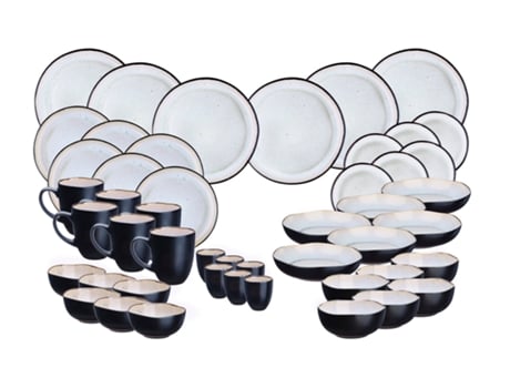 Conjunto Completo Iris 48 Peças Branco Marfim Bjorn