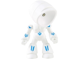 Luminária De Mesa Led Kisangel White Robot, Lâmpada Decorativa Em Pvc