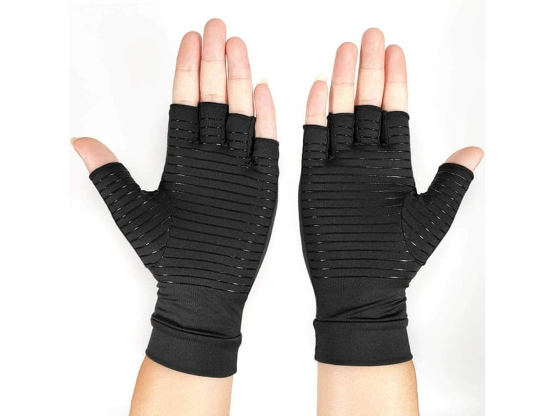 Luvas De Compressão Para Artrite Com Silicone Antiderrapante, 1 Par