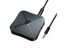 Transmissor e Receptor Bluetooth 5.0 ZYBLSSBB portátil com conector auxiliar