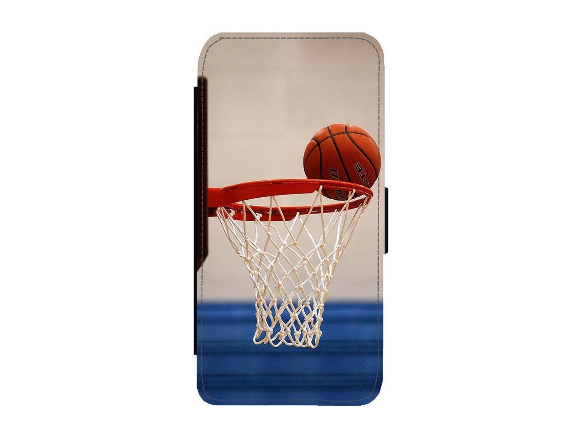Capa Flip Para Iphone 17 Pro Com Tema De Basquete