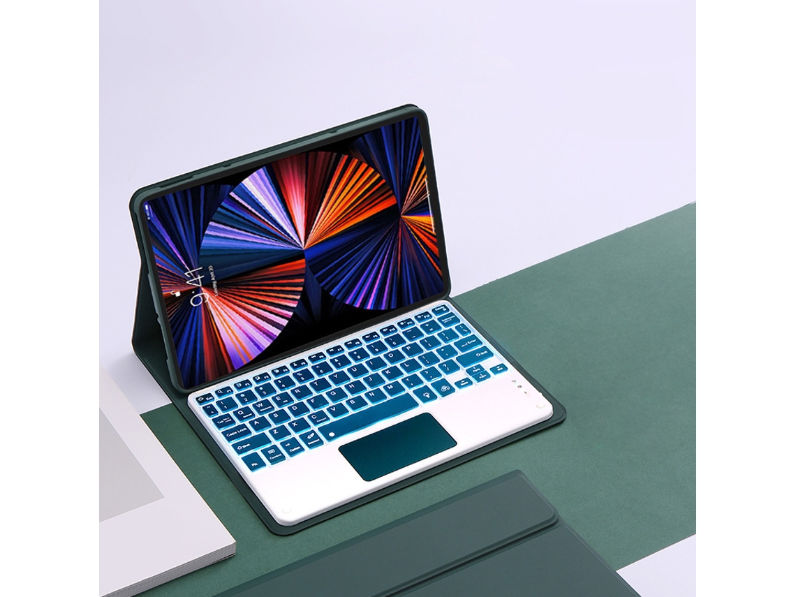 Capa Teclado Para Xiaomi Redmi Pad Pro 12,1 Polegadas, Com Teclado Retroiluminado (verde Escuro) Cuich (2024)