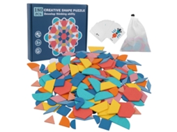 Ats conjunto de Blocos de Madeira com Figuras Geométricas Quebra cabeça Educatsivo Brinquedo de Quebra cabeça para Crianças