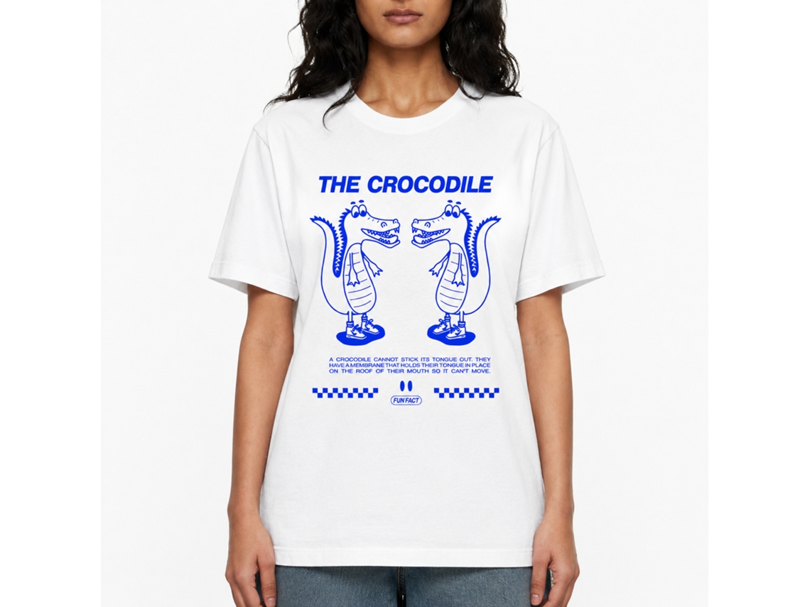 Rockinstone Fun Facts - Crocodile Sea Seeker Creates T-shirt Unique Designer Style