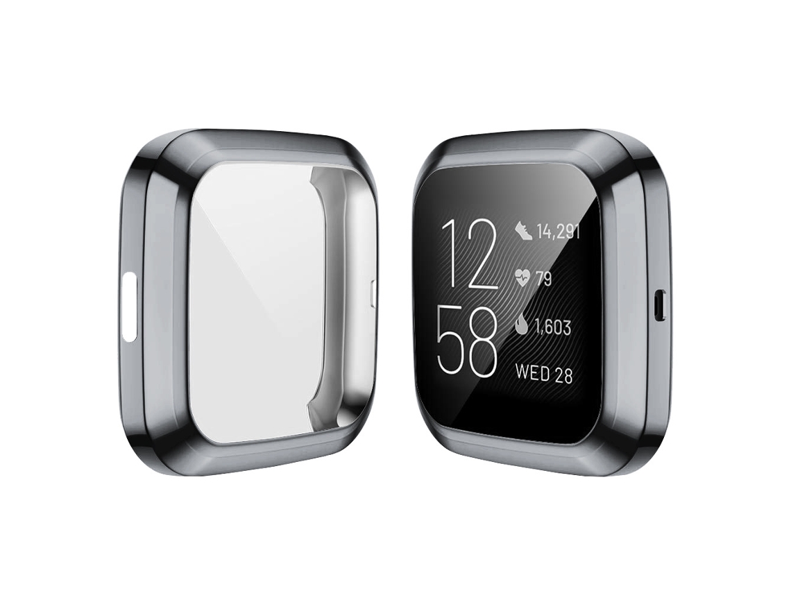 Capa Para Fitbit Versa 2 (cinza) Spqment