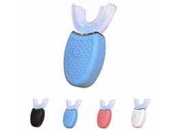 Escova de Dentes Automática em Formato U com Rotação 360 ​​graus, para Crianças e Adultos, Função Clareame Nto Luz Fria. GOKOCO
