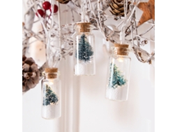 Laxiscreed Fita De Luz Natal Com Fio De Cobre E Pilha Para Decorações Festivas