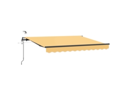 Maison Exclusive - Toldo Retrátil Areia 400 × 350 Cm Poliéster