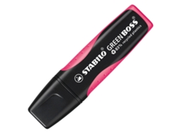 Marcador STABILO Green Boss 1 peça com ponta de cinzel rosa