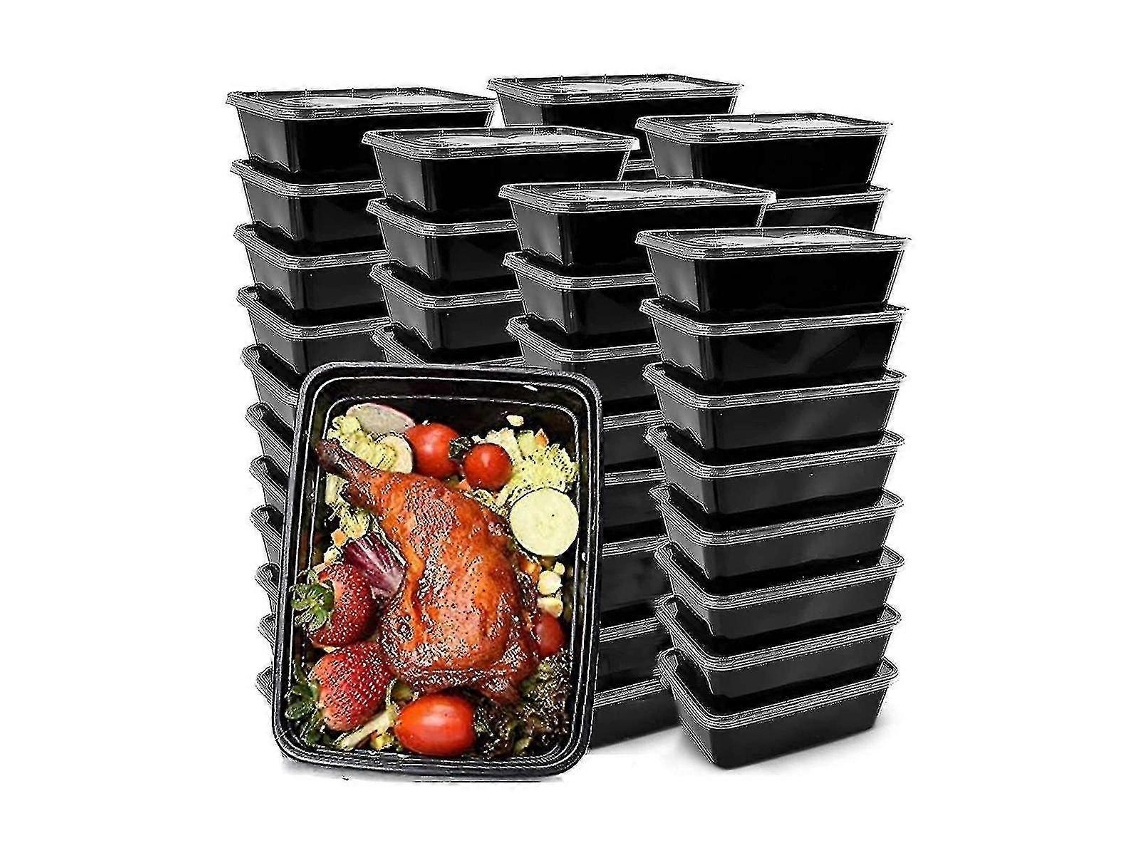 Conjunto De 50 Marmitas, Em Plástico, Para Lanches, Para Organização Doméstica Na Cozinha E Bancada