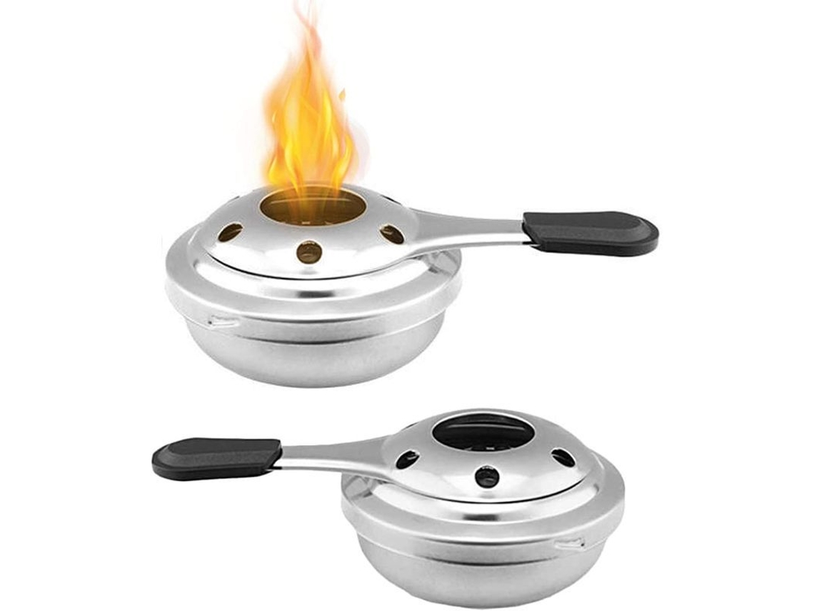 Rebe-horno De Alcohol Portátil De Acero Inoxidable, Quemador Desmontable Para Camping, Resistente Y Ecológico