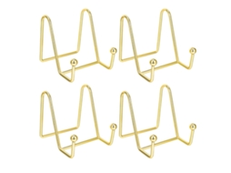 Peças de Suporte de Livros de Cozinha Quadrado Banhado a Metal, Mini Cavalete, Suporte para Fotos SUNNY SPACES