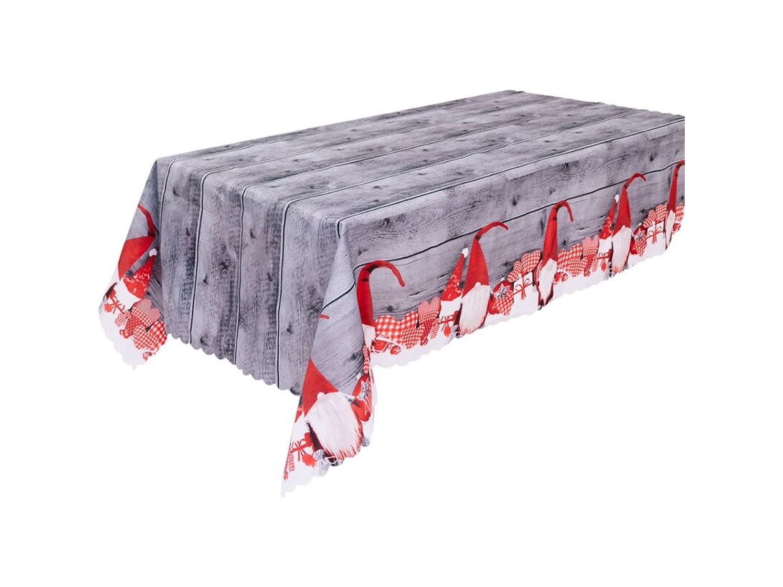Toalha De Mesa Natalina Retangular Estampada Para Decoração De Sala De Jantar E Cozinha, 142 Cm X 178 Cm (56 Polegadas X 70 Polegadas), Tamanho A.