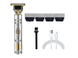Máquina De Cortar Cabelo Elétrica Profissional Masculina 2025, Aparador De Barba E Cabelo Com Lâmina Em T, Sem Fio E Recarregável