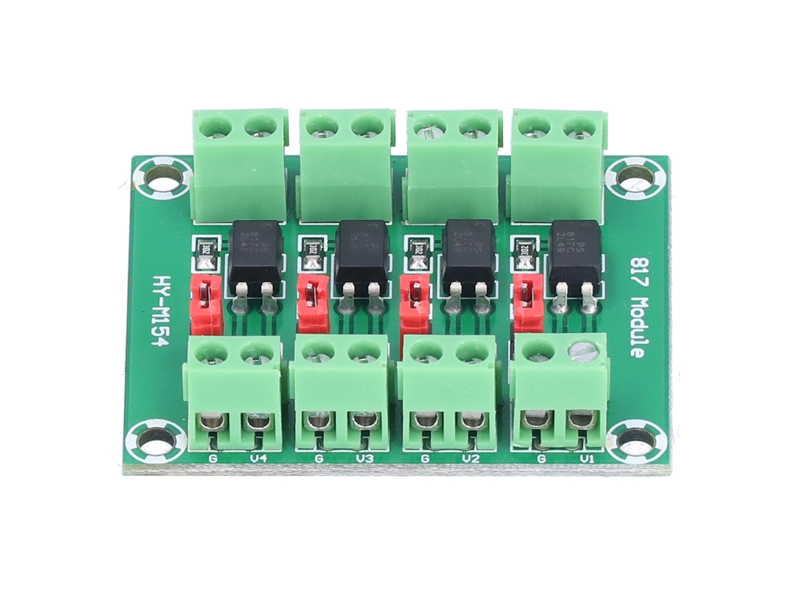 Laxiscreed Módulo Adaptador De Controlo De Voltagem Com 4 Canais E Isolamento Optoeletrónico
