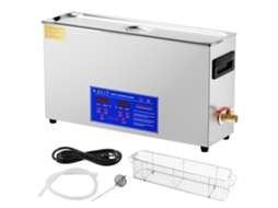 Máquina De Limpeza Ultrassônica 10l Com Temporizador, Aquecimento E 300w Tekmaquinas