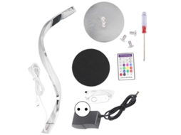 Rebe-lâmpada De Escritório Espiral Led Moderna Com Controle Remoto App, Rgb, Programável, Curva Para Quarto E Escritório, Plugue Eu 100-240v