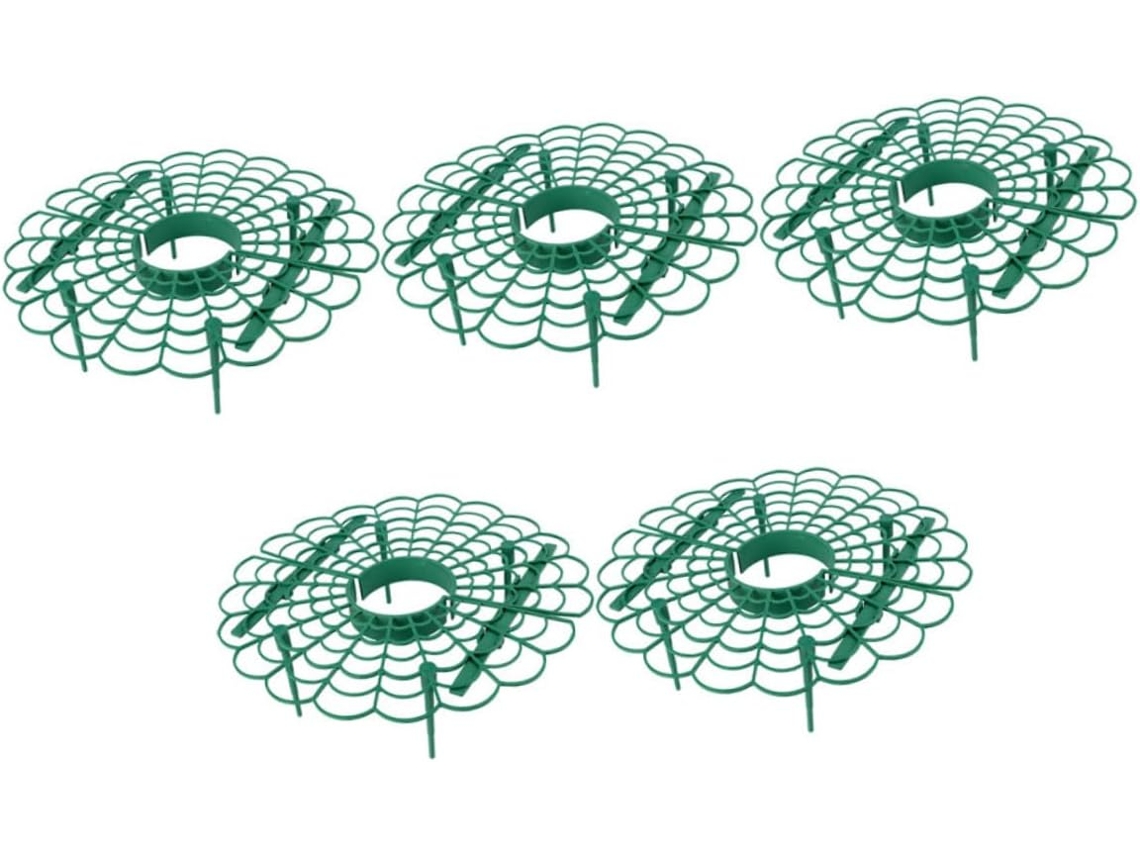 Suporte para Morangos Inoomp de 5 Peças, Feito de Material Robusto. Suporte para Morangos em Varandas e Jardins. CHABERLU