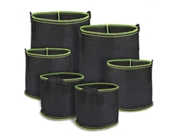 Bolsas Reutilizáveis De Cultivo De 17,7 Litros Para Plantas Com Tela Não Tecida E Alças