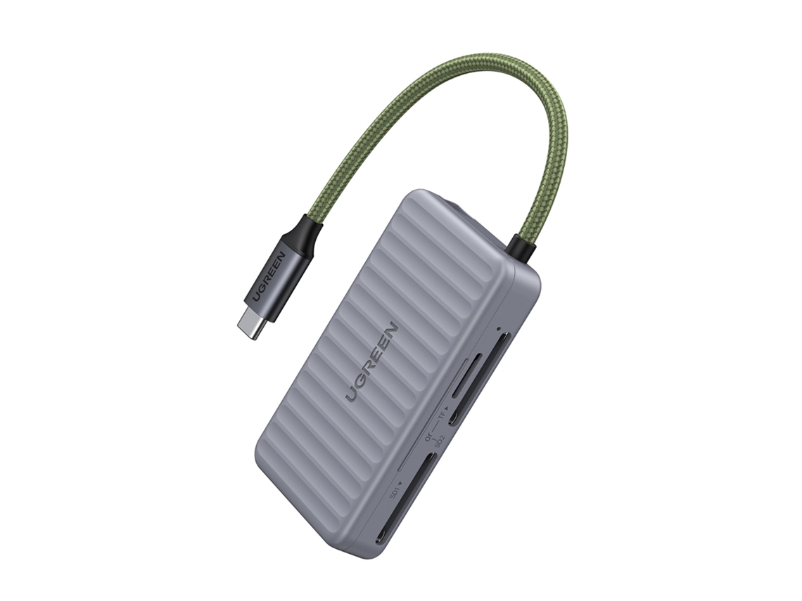 Czytnik Kart Pamięci Sd Microsd Usb c Szary UGREEN