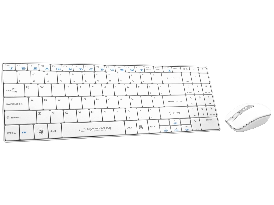 Conjunto Sem Fio Esperanza 2.4ghz Usb Liberty Aquaforge