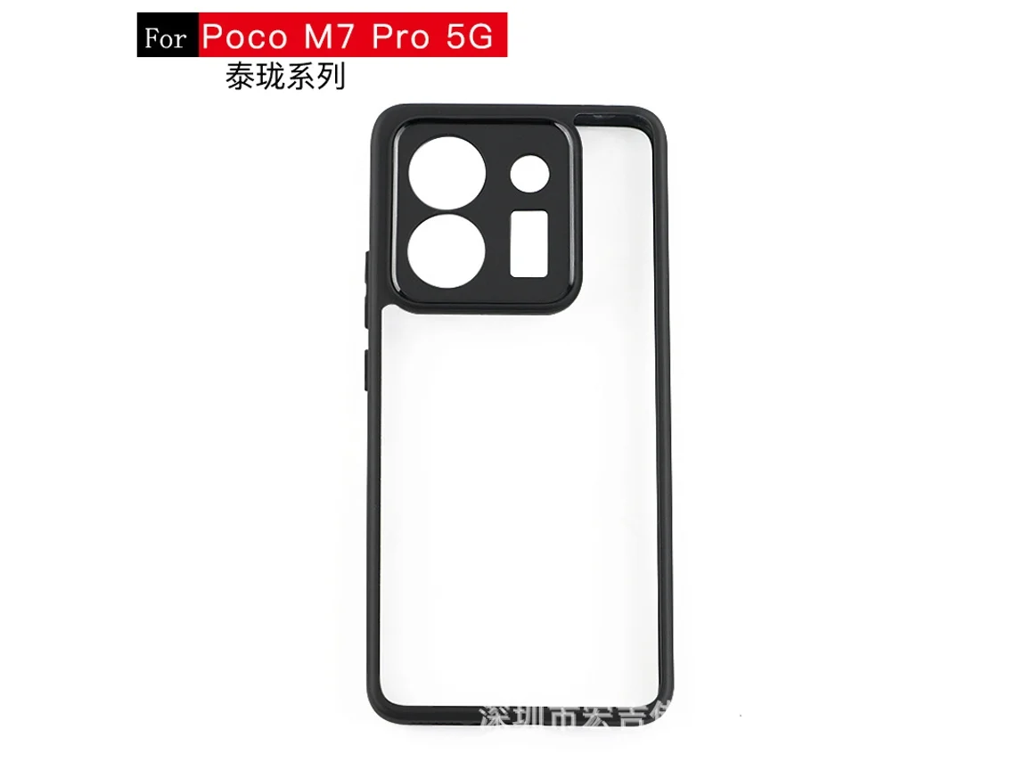 Capa Transparente 2 Em 1 Para Celular - Proteção Total Contra Quedastransparente - Redmi Note 15 5g