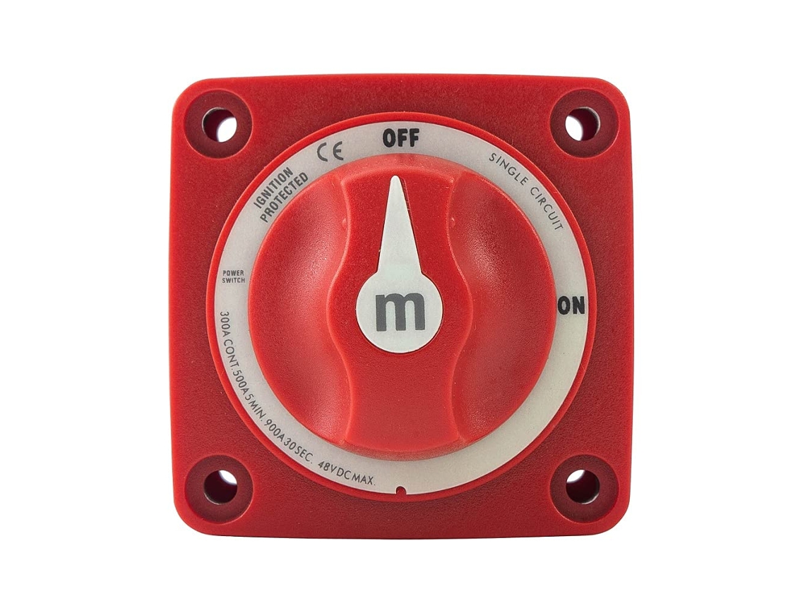 Interruptor De Bateria Para Barco Marítimo, Interruptor Isolador De Classificação Contínua De 300 A, Material Abs E Cobre Para Conexão Dc 12 48 V, Pri