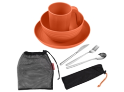 Kit de Utensílios de Camping Portátil para 1 Pessoa