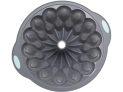 Forma redonda de silicone para bolo (antiaderente)